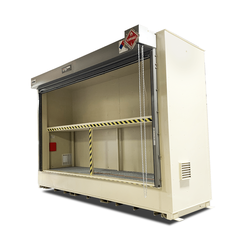 SuperLoc 2 level racking manual rollup door passive vent