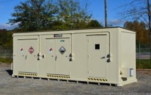 Chemical storage unit for touene